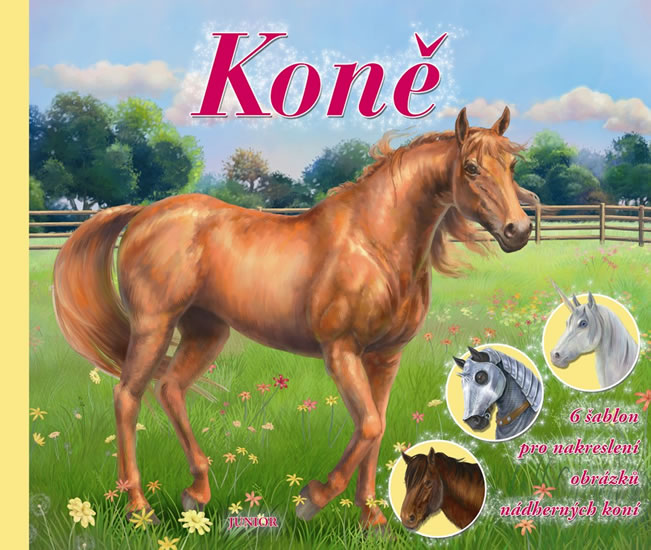 Obrázok Koně - 6 šablon pro nakreslení obrázků nádherných koní