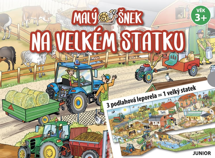 Obrázok Malý šnek na velkém statku - 3 podlahová leporela = 1 velký statek
