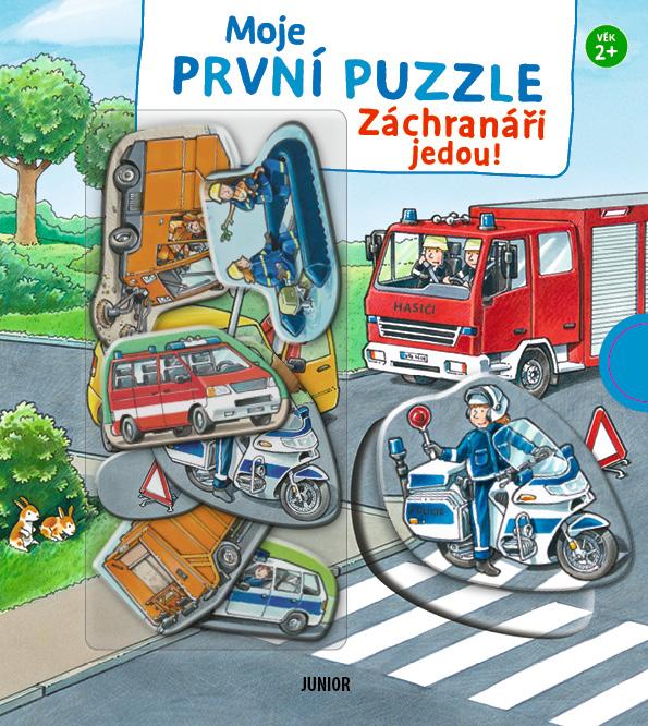 Obrázok Moje první puzzle Záchranáři jedou! - Hledej, skládej a bav se s vozidly