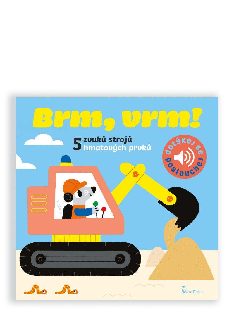 Obrázok Brm, vrm - Dotykové a zvukové leporelo