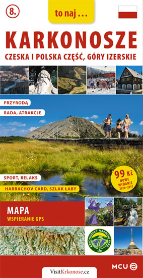 Obrázok Krkonoše, Jizerské hory - kapesní průvodce/polsky