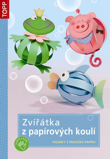 Obrázok Zvířátka z papírových koulí - Figurky z proužků papíru - TOPP