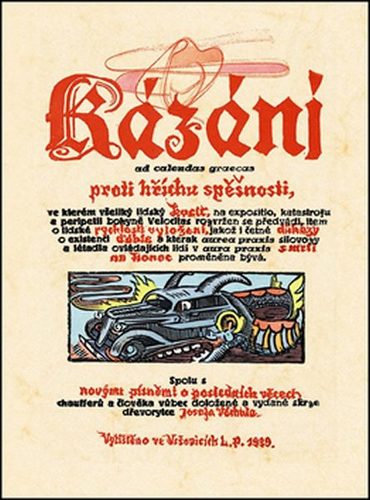 Obrázok Kázání proti hříchu spěšnosti