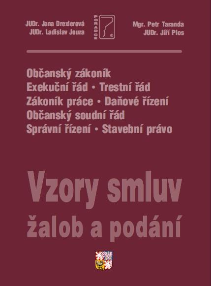 Obrázok Vzory smluv, žalob a podání - komentované vzory smluv + editovatelné CD
