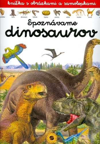 Obrázok Spoznávame dinosaurov - knižka s obrázkami a samolepkami