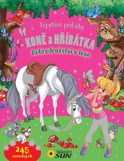 Obrázok Koně a hříbátka - Dobrodružství v lese - Třpytivé příběhy