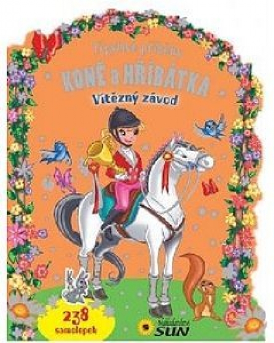 Obrázok Koně a hříbátka - Vítězný závod - Třpytivé příběhy