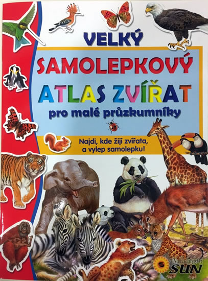 Obrázok Velký samolepkový atlas zvířat pro malé průzkumníky