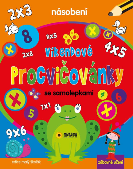 Obrázok Násobení - Víkendové procvičovánky se samolepkami