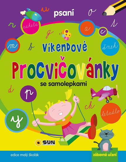 Obrázok Psaní - Víkendové procvičovánky se samolepkami