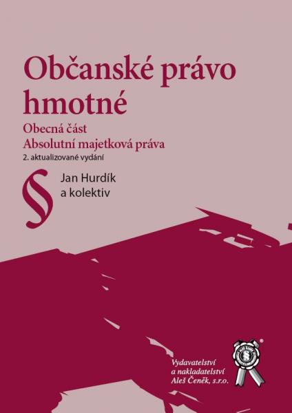 Obrázok Občanské právo hmotné - Obecná část. Absolutní majetková práva, 2. vydání
