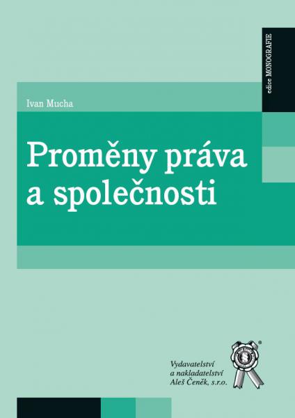 Obrazok Proměny práva a společnosti