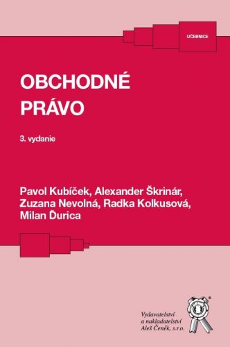Obrazok Obchodné právo (3. vydanie)