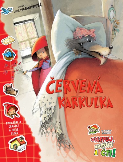 Obrázok Červená Karkulka - Odlepuj, nalepuj a čti!
