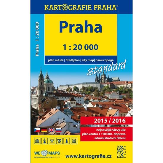 Obrázok Praha - 1:20 000 plán města standard