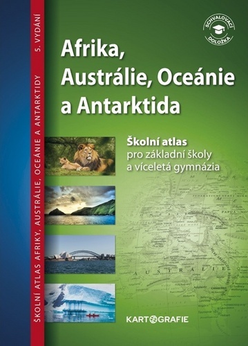 Obrázok Afrika, Austrálie, Oceánie, Antarktida - Školní atlas