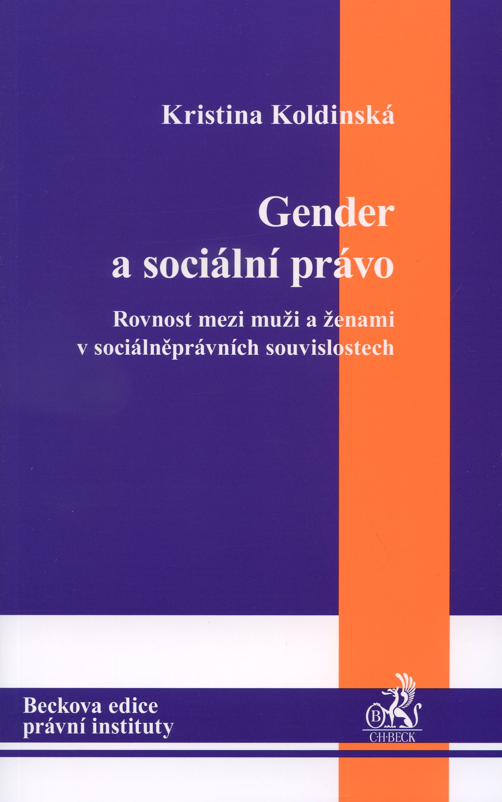 Obrazok Gender a sociální právo - Rovnost mezi muži a ženami v sociálněprávních souvislostech