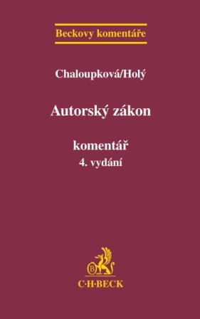 Obrazok Autorský zákon - Komentář, 4. vydání