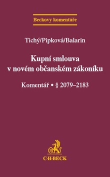 Obrazok Kupní smlouva v novém občanském zákoníku - Komentář, § 2079-2183