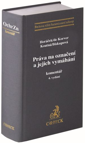Obrazok Práva na označení a jejich vymáhání. Komentář (4 vydání)