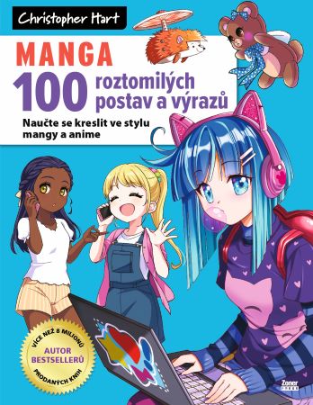 Obrazok Manga 100 roztomilých postav a výrazů - Naučte se kreslit ve stylu mangy a anime