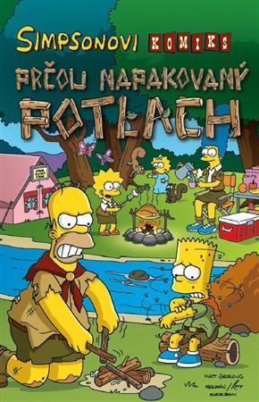 Obrázok Simpsonovi - Prčou napakovaný potlach