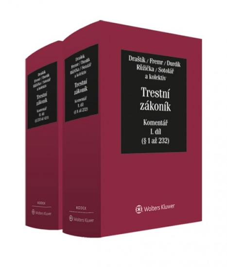 Obrázok Trestní zákoník: Komentář I.+II. Díl/komplet