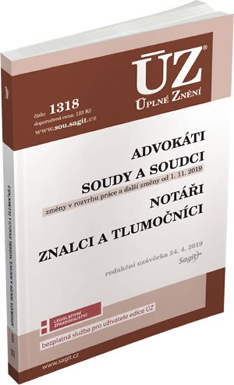 Obrázok ÚZ 1318 Soudy a soudci, Advokáti