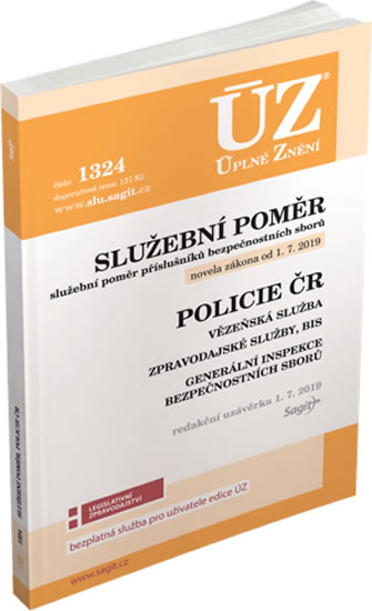 Obrázok ÚZ 1324 Služební poměr, Policie