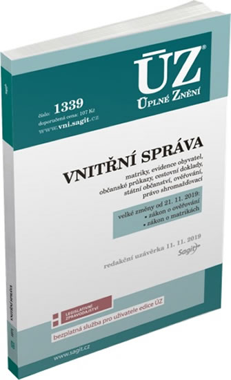 Obrázok ÚZ 1339 Vnitřní správa