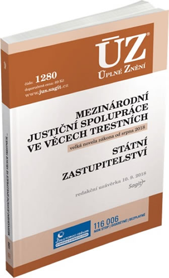 Obrázok ÚZ 1340 Mezinárodní justiční spolupráce