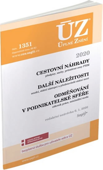 Obrázok ÚZ 1351 Cestovní náhrady