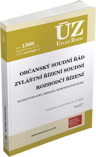 Obrázok ÚZ 1366 Občanský soudní řád