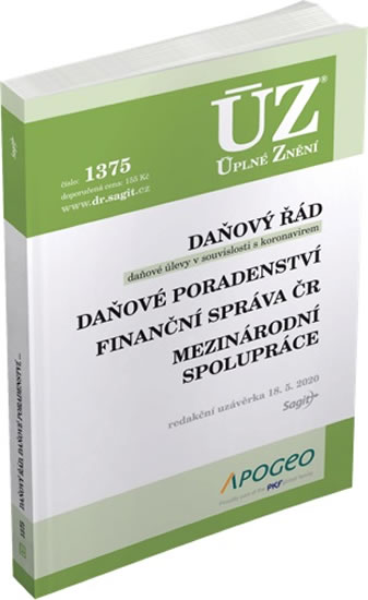 Obrázok ÚZ 1375 Daňový řád