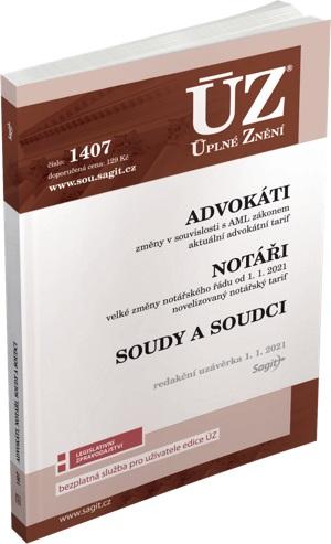 Obrázok ÚZ 1407 Soudy a soudci, Advokáti