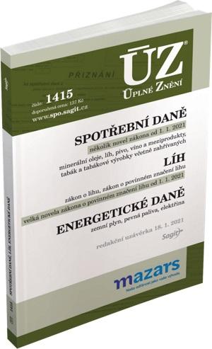 Obrázok ÚZ 1415 Spotřební daně, líh, energetické