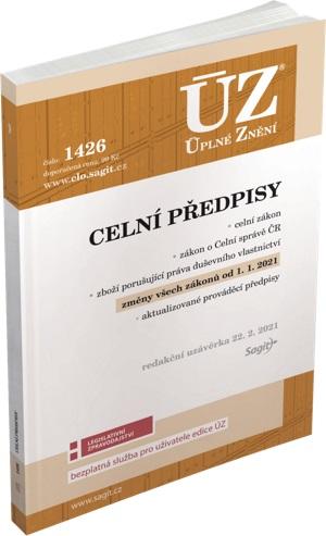 Obrázok ÚZ 1426 Celní předpisy