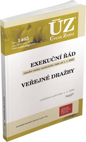 Obrázok ÚZ 1465 Exekuční řád, veřejné dražby