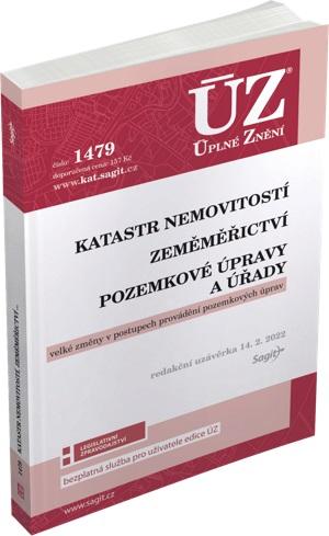 Obrázok ÚZ 1479 Katastr nemovitostí, Zeměměřictví, Pozemkové úpravy a úřady podle stavu k 14. 2. 2022