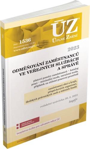Obrázok ÚZ 1536 Odměňování zaměstnanců ve veřejných službách a správě