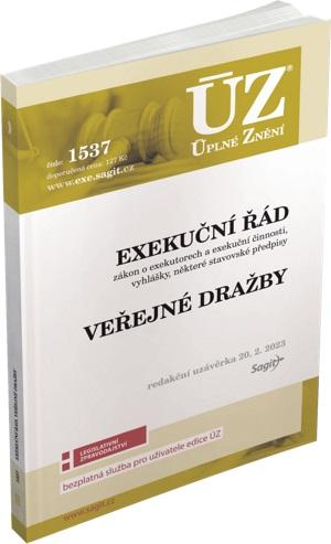 Obrázok ÚZ 1537 Exekuční řád, Veřejné dražby
