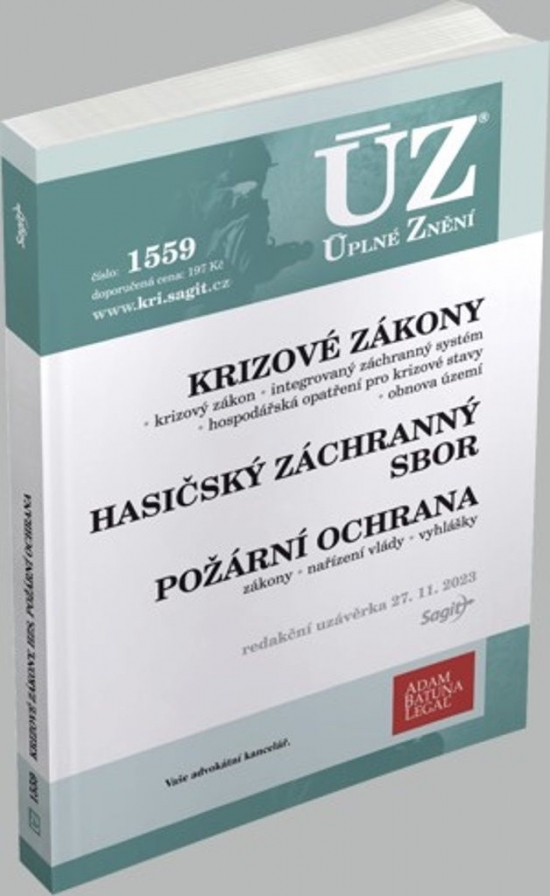 Obrázok ÚZ 1559 Krizové řízení