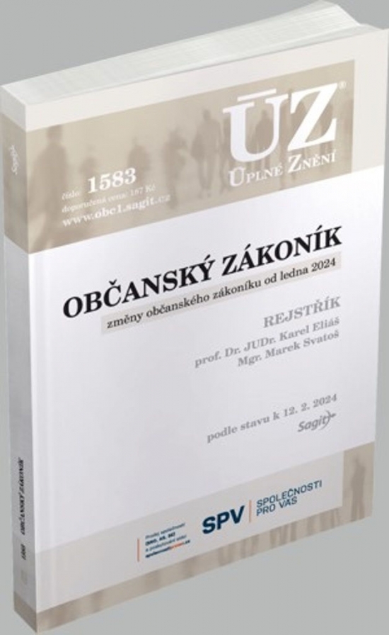 Obrázok ÚZ 1583 Občanský zákoník