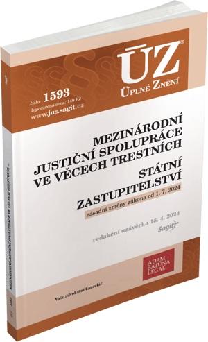 Obrázok ÚZ 1593 Mezinárodní justiční spolupráce