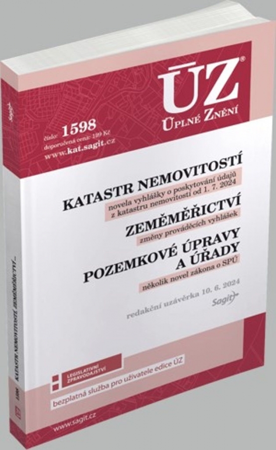 Obrázok ÚZ 1598 Katastr nemovitostí