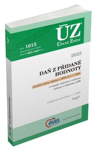 Obrázok ÚZ 1615 Daň z přidané hodnoty, 2025