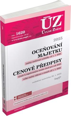 Obrázok ÚZ 1620 Oceňování majetku, Cenové předpisy, 2025