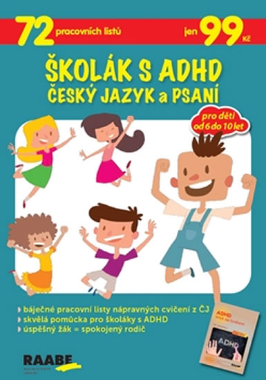 Obrázok Školák s ADHD Český jazyk a psaní