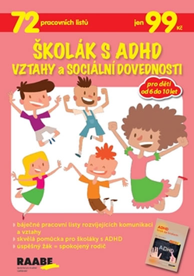Obrázok Školák s ADHD Vztahy a sociální dovednosti