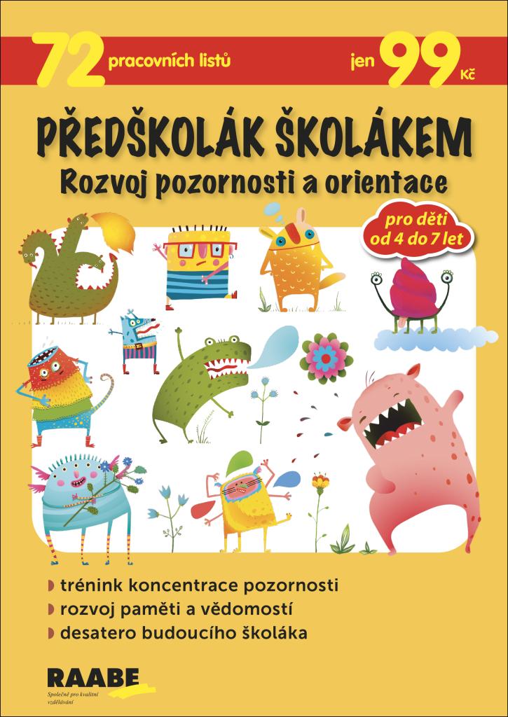 Obrázok Předškolák školákem Rozvoj pozornosti a orientace